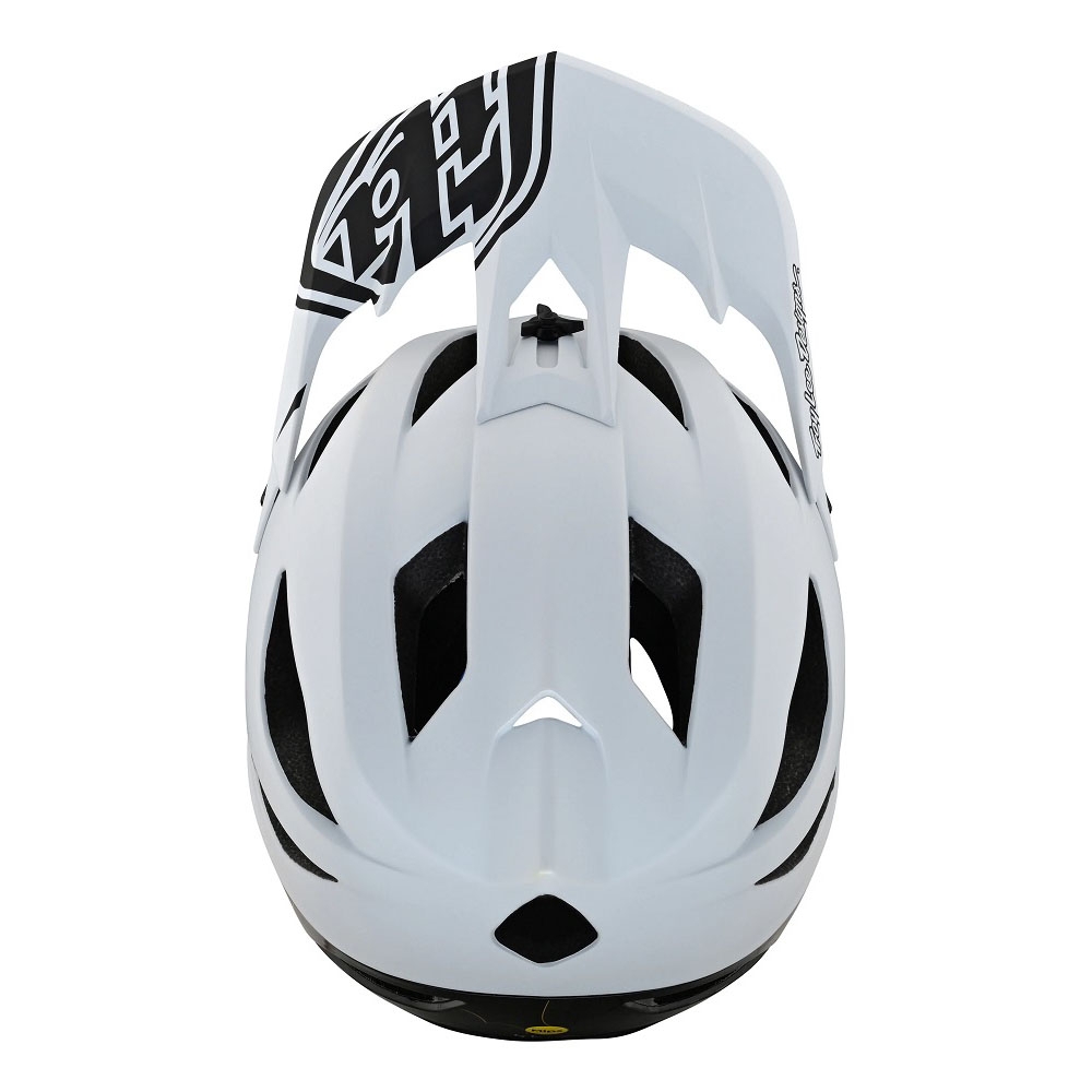 Casca FullFace Troy Lee Designs Stage Mips Signature White
